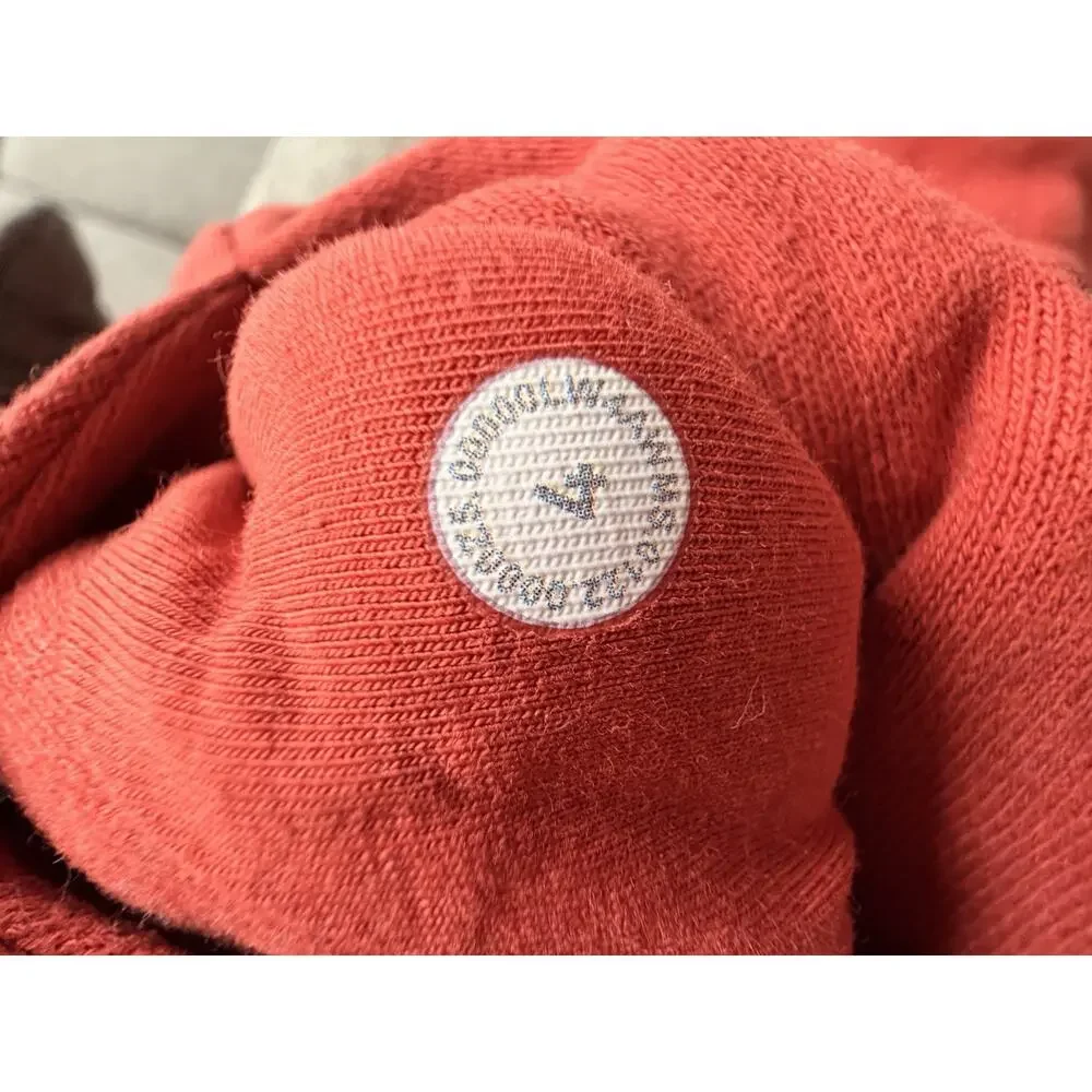 Lululemon Scuba Full Zip Hoodie Orange Poppy Cotton Fleece Size 4 Athleisure